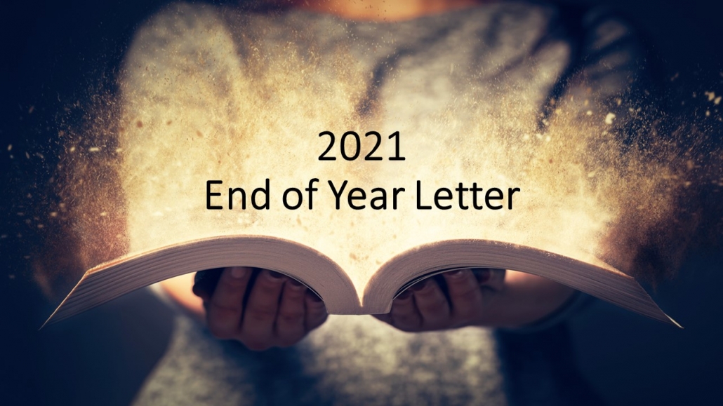 2021 - End of Year Letter