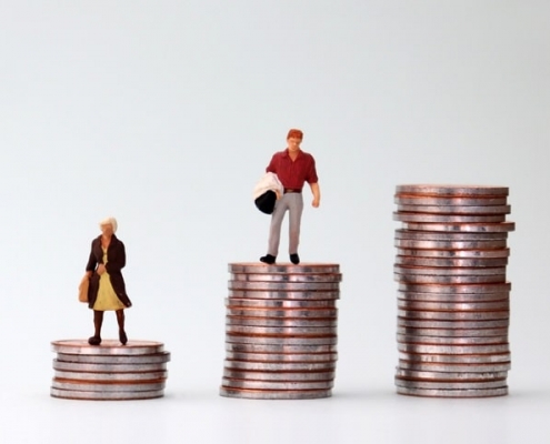 man and woman - money - pension gap