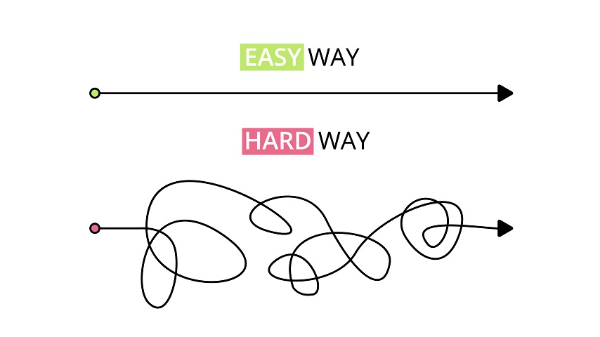 Easy way, hard way